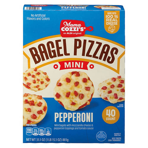Mama Cozzi's Pizza Kitchen Mini Pizza Bagels 40ct - Pepperoni